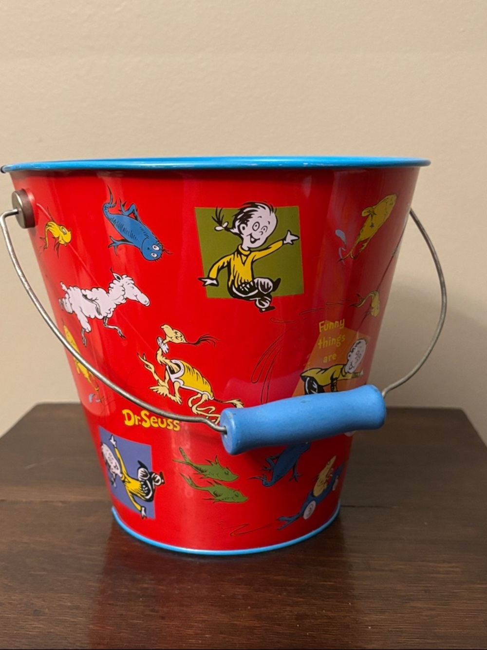 Schylling Sand Pail Dr. Seuss Toys Bucket Vintage